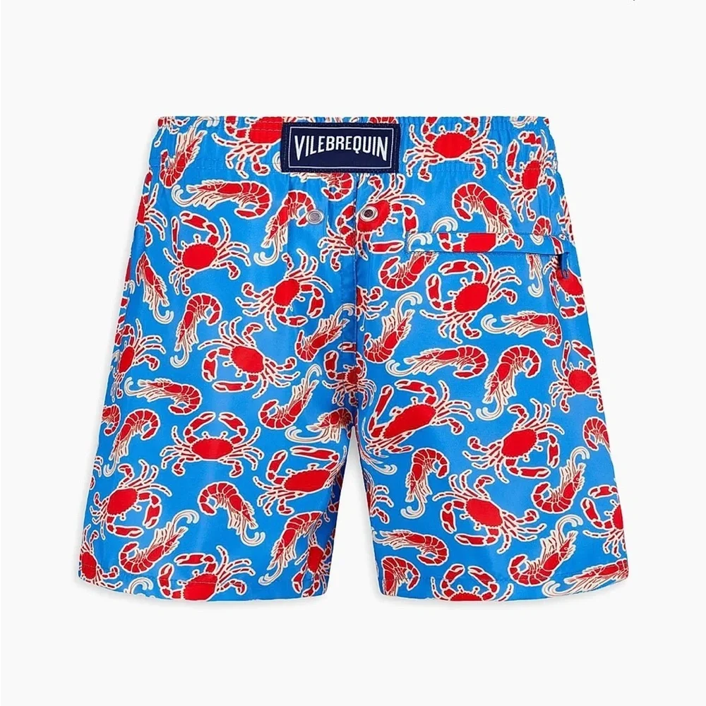 Vilebrequin Swim Trunks Boys 4 4T Crab ‘N’ Shrimp Bathing Suit Summer Beach Pool